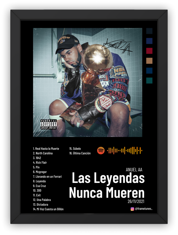 Cuadro Anuel AA - Las Leyendas Nunca Mueren