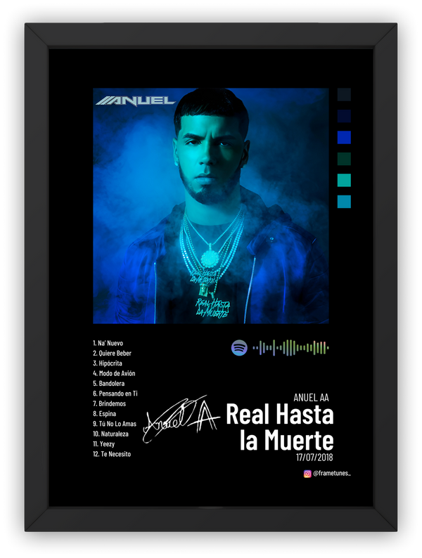 Cuadro Anuel AA - Real Hasta La Muerte