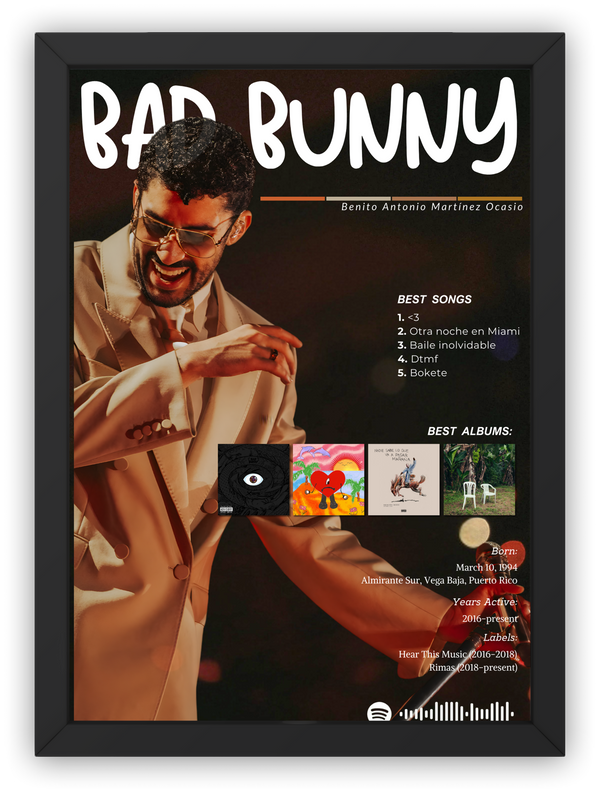 Cuadro Bad Bunny