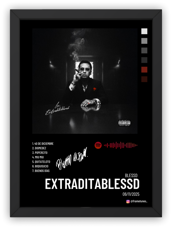Cuadro Blessd - Extraditablessd
