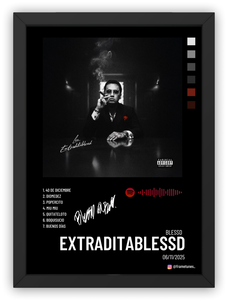 Cuadro Blessd - Extraditablessd