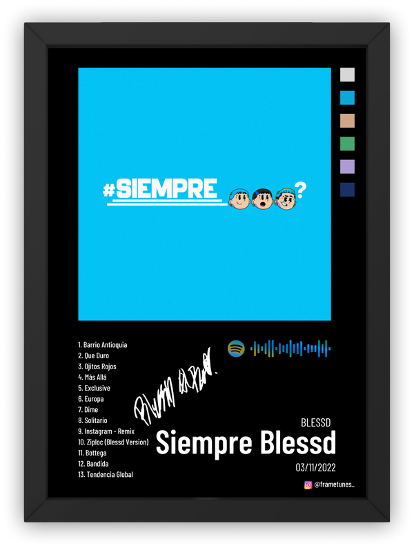 Cuadro Blessd - Siempre Blessd