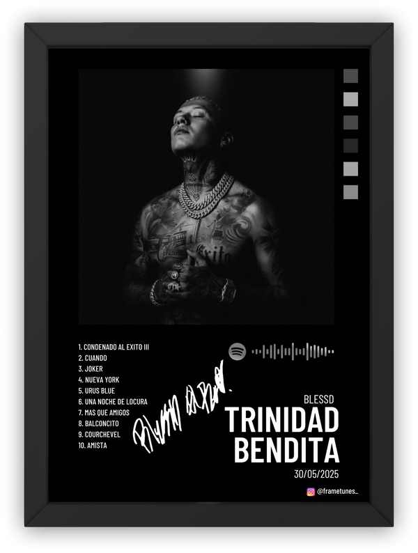 Cuadro Blessd - Trinidad Bendita