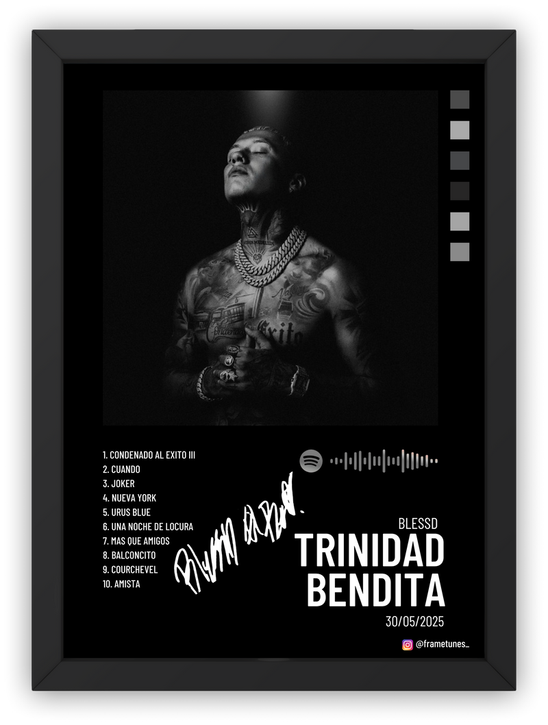 Cuadro Blessd - Trinidad Bendita