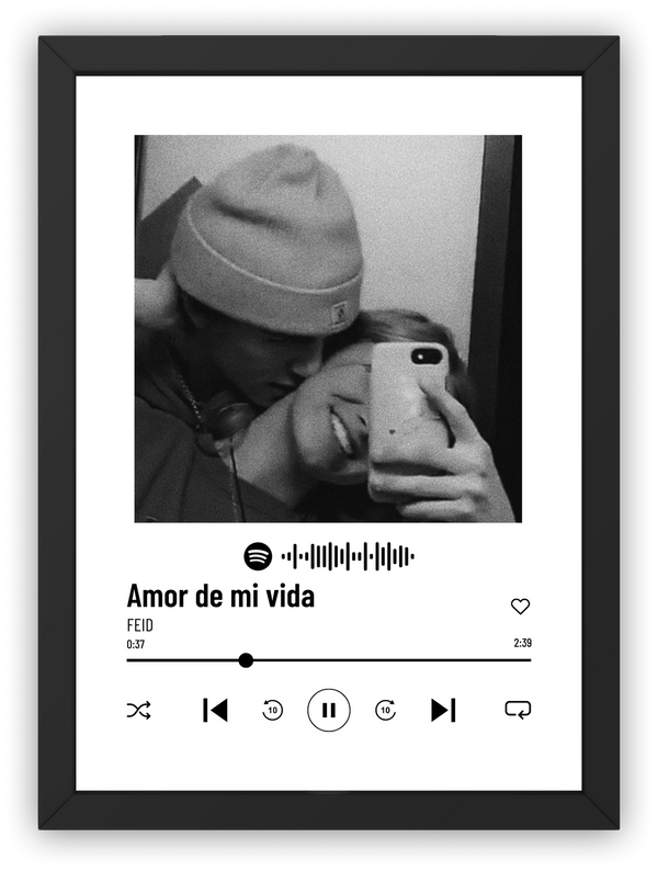 Cuadro Canción Amor de mi vida