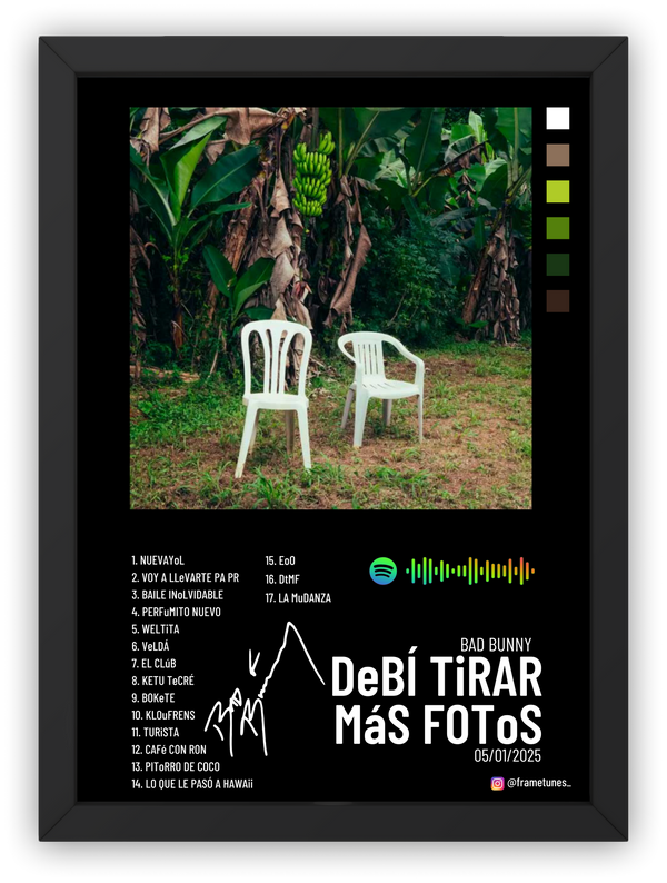 Cuadro Bad Bunny - DeBÍ TiRAR MáS FOToS