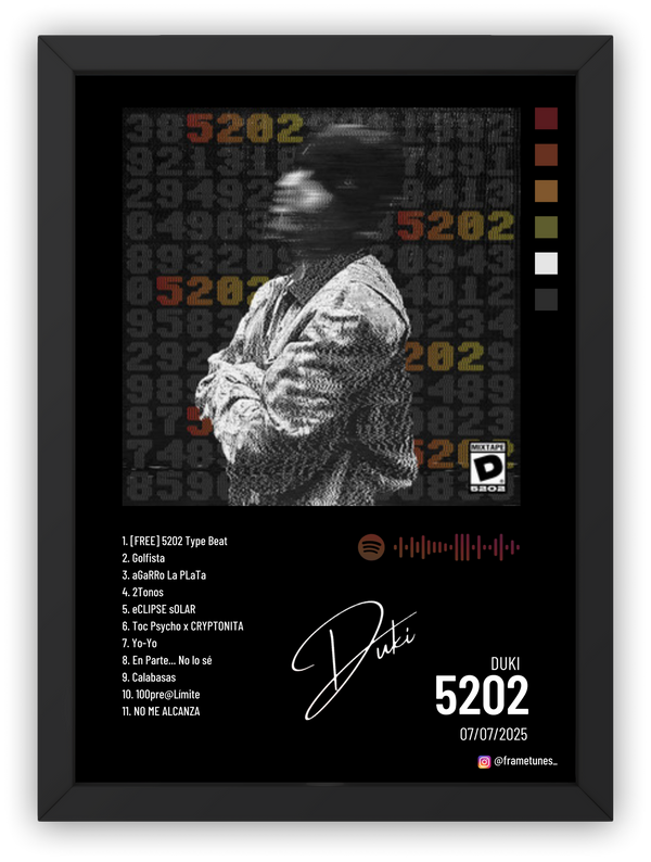 Cuadro Duki - 5202