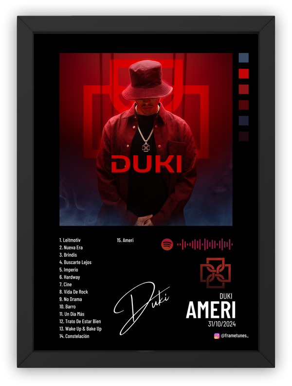 Cuadro Duki - Ameri