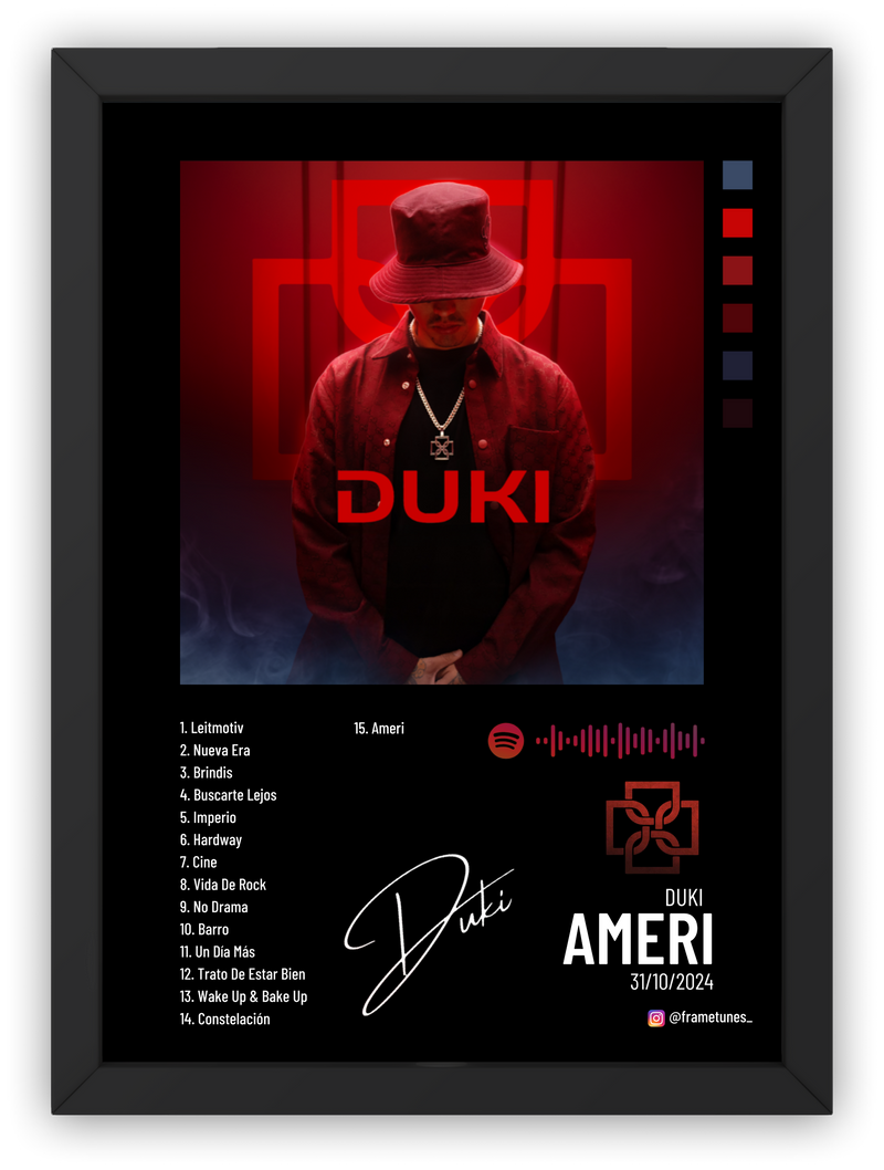Cuadro Duki - Ameri