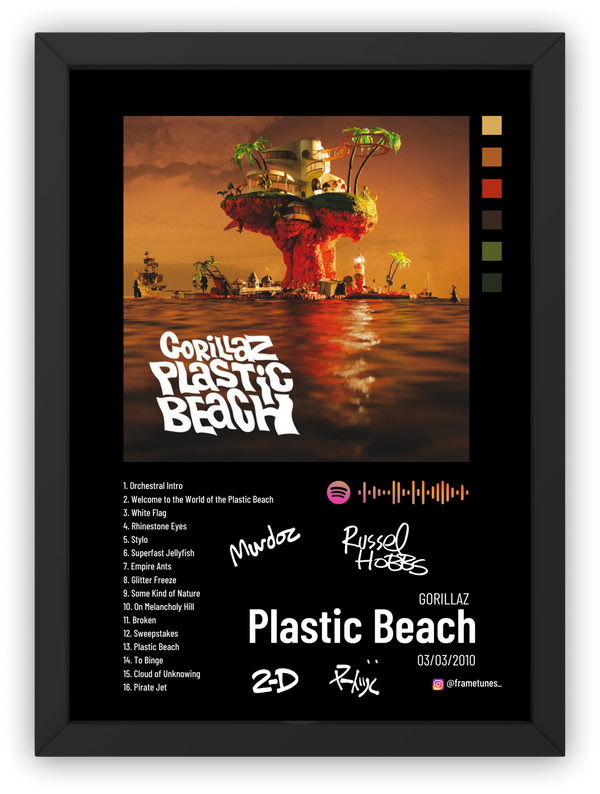 Cuadro Gorillaz - Plastic Beach