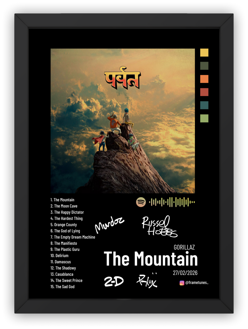 Cuadro Gorillaz - The Mountain