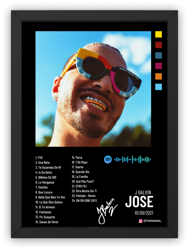 Cuadro J Balvin - JOSE