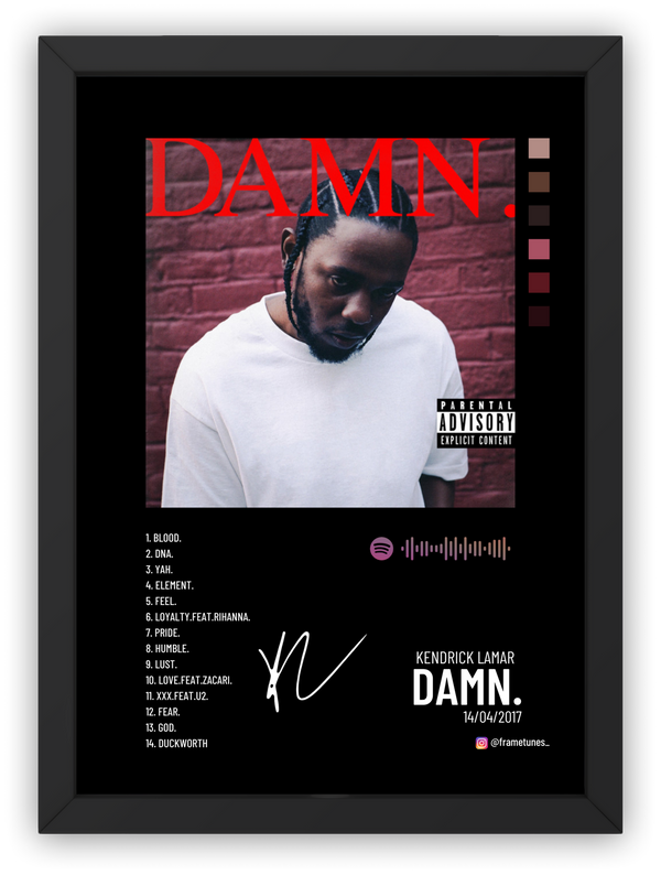Cuadro Kendrick Lamar - DAMN.