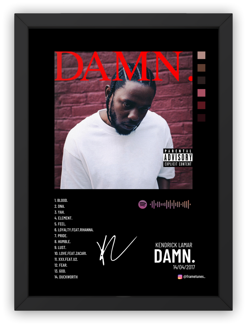 Cuadro Kendrick Lamar - DAMN.