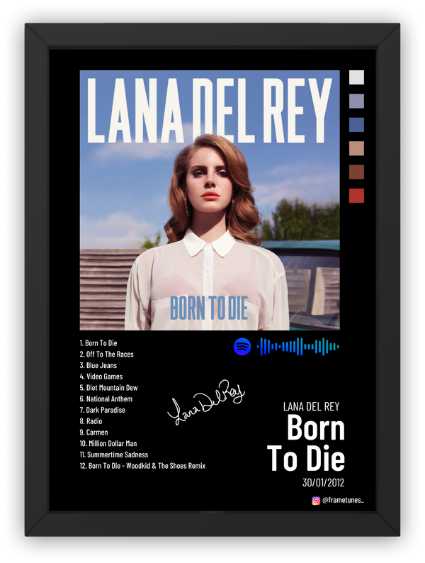 Cuadro Lana del Rey - Born To Die