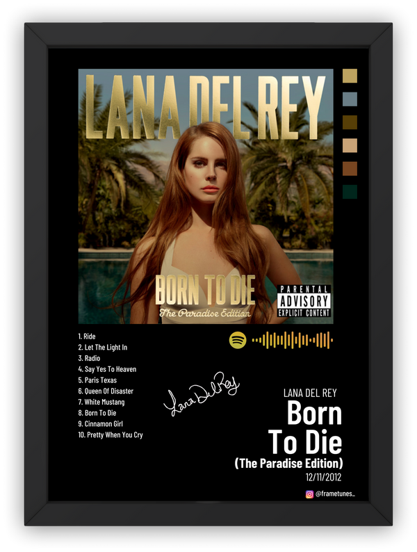 Cuadro Lana del Rey - Born To Die (The Paradise Edition)