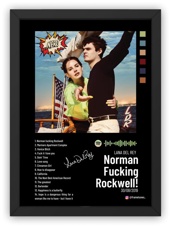 Cuadro Lana del Rey - Norman Fucking Rockwell!