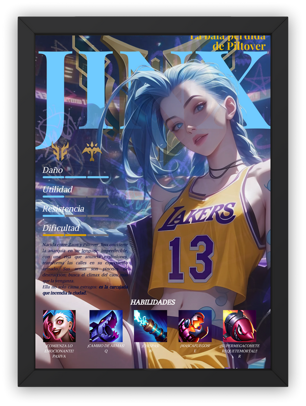 Cuadro League of Legends - Jinx