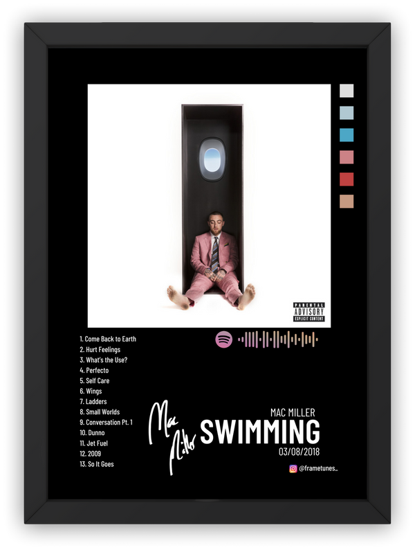 Cuadro Mac Miller - Swimming