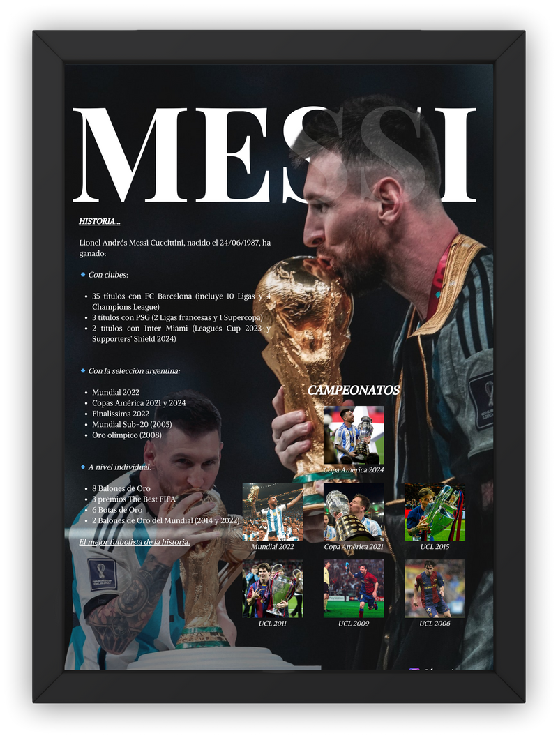Cuadro Messi Ver. 2