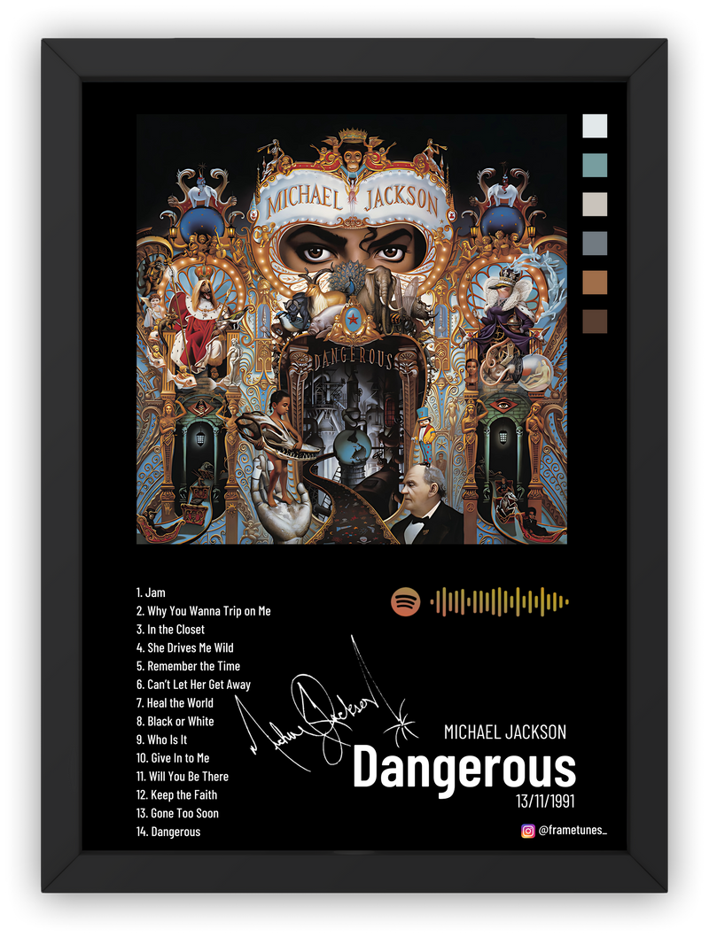Cuadro Michael Jackson - Dangerous