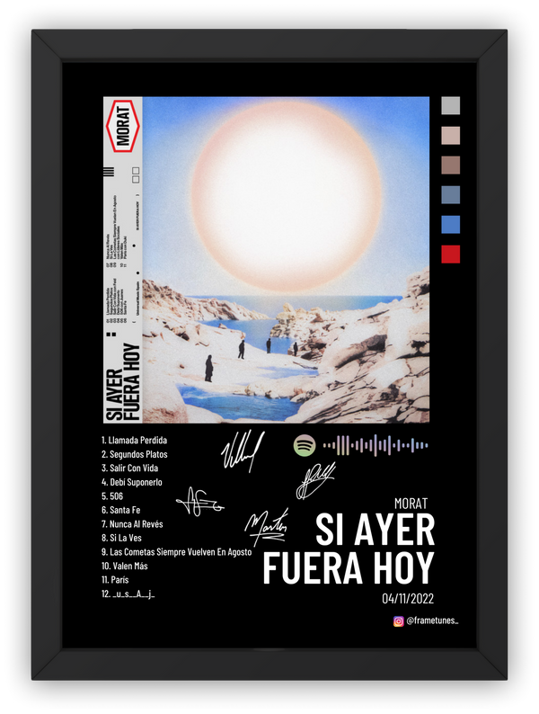 Cuadro Morat - SI AYER FUERA HOY