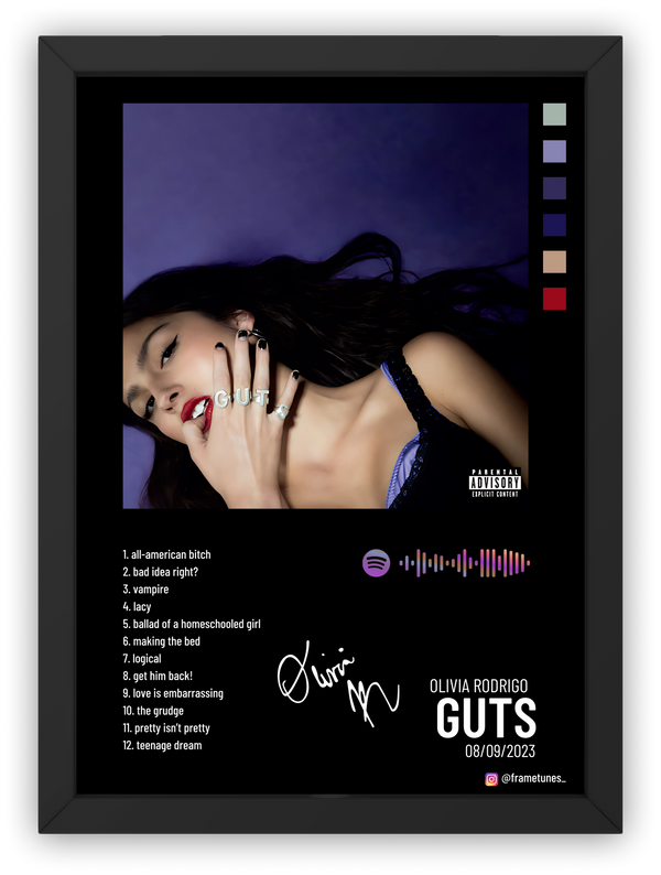 Cuadro Olivia Rodrigo - GUTS