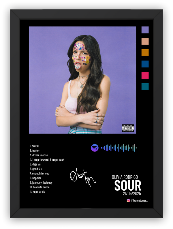 Cuadro Olivia Rodrigo - SOUR
