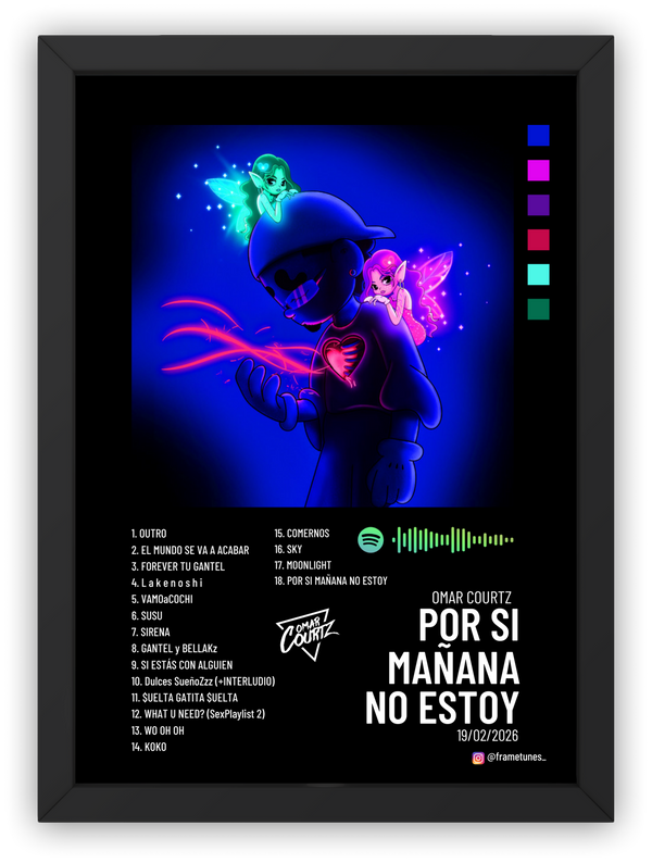 Cuadro Omar Courtz - POR SI MAÑANA NO ESTOY