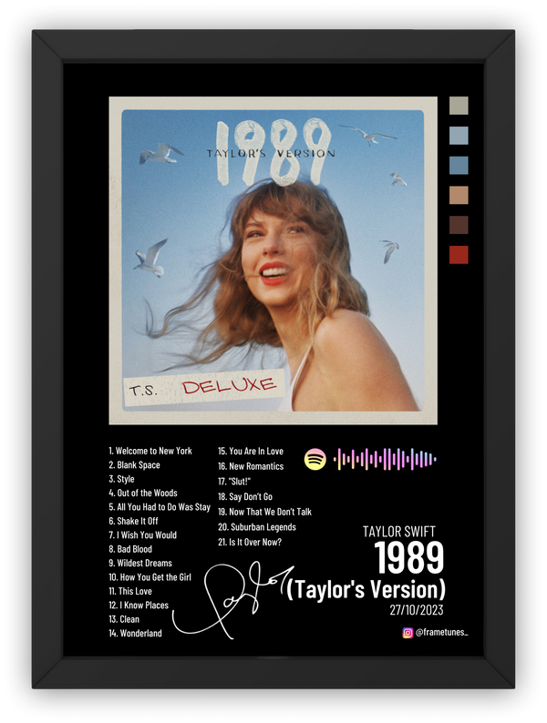 Cuadro Taylor Swift - 1989 (Taylo's Version)