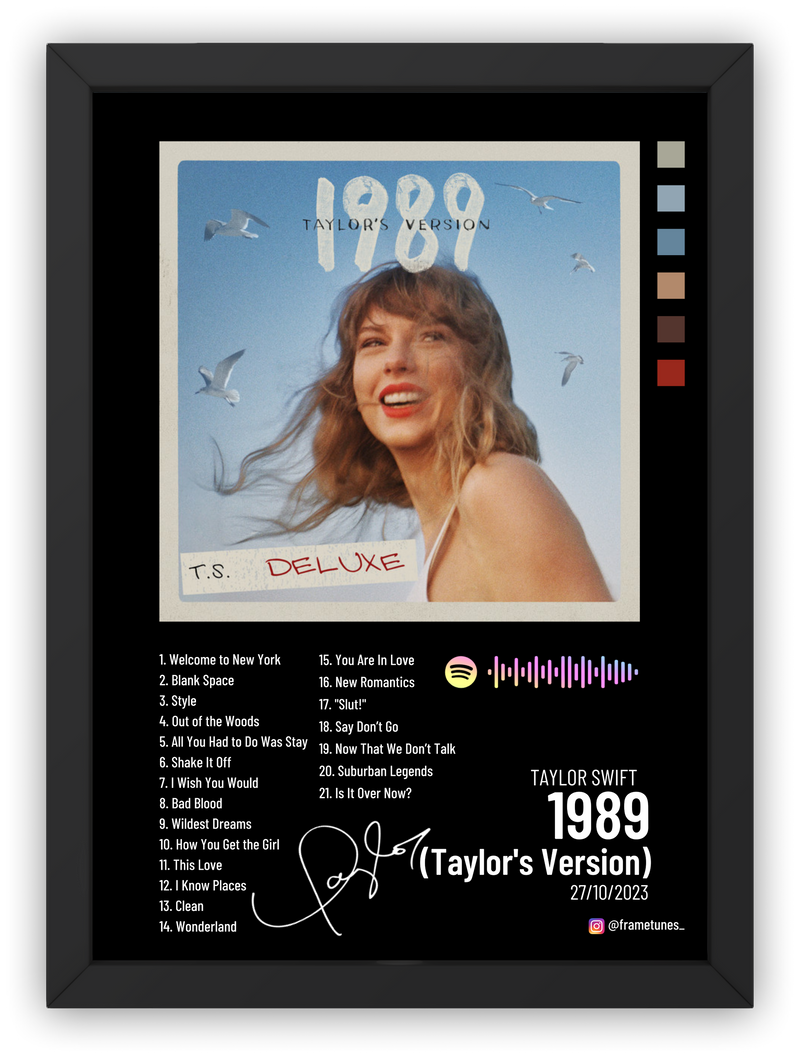 Cuadro Taylor Swift - 1989 (Taylo's Version)