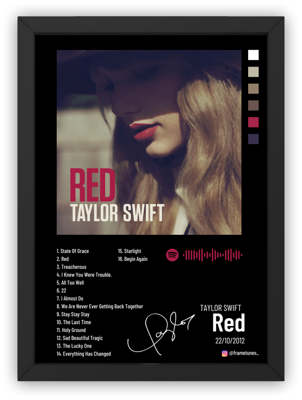 Cuadro Taylor Swift - Red