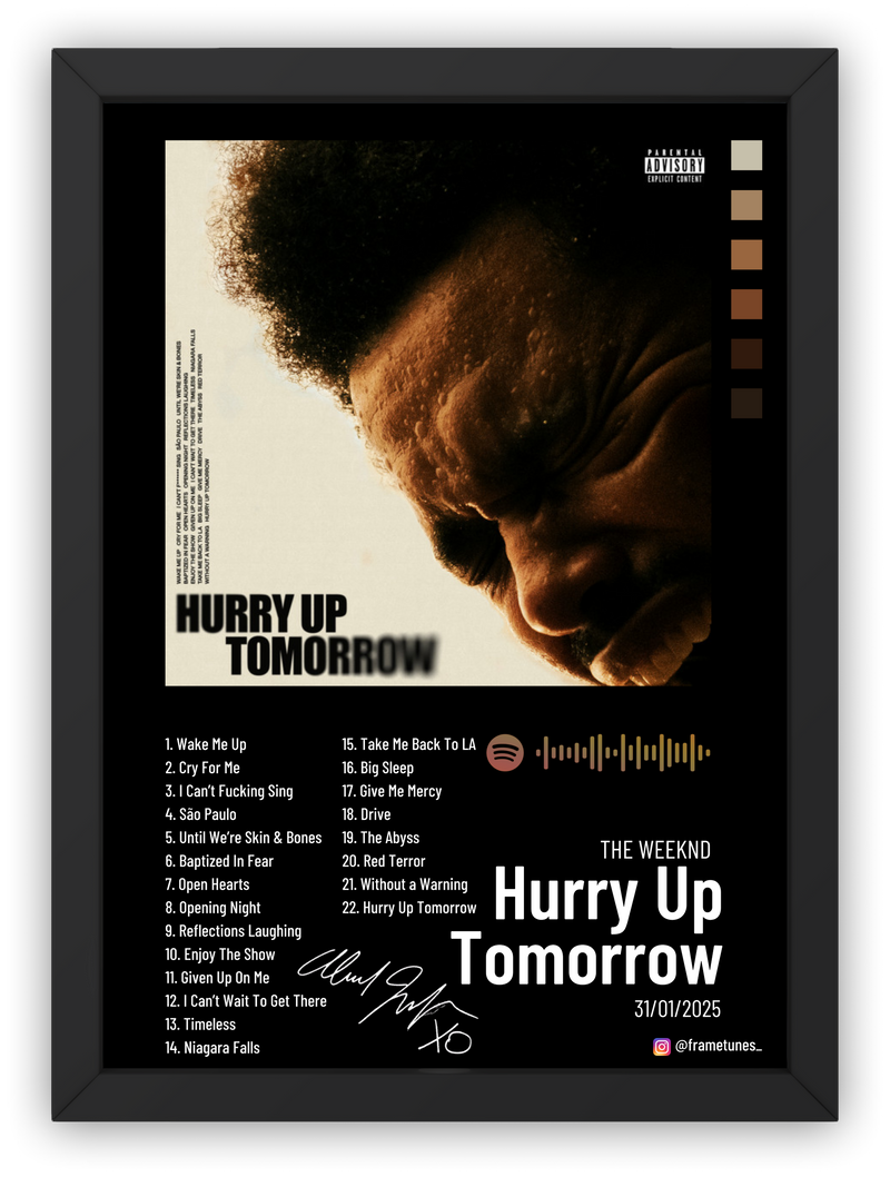 Cuadro The Weeknd - Hurry Up Tomorrow