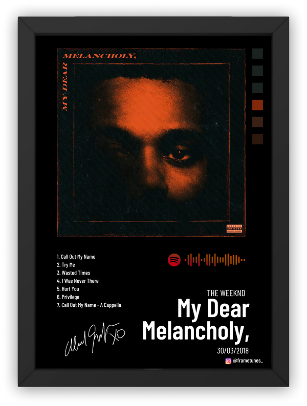 Cuadro The Weeknd - My Dear Melancholy,