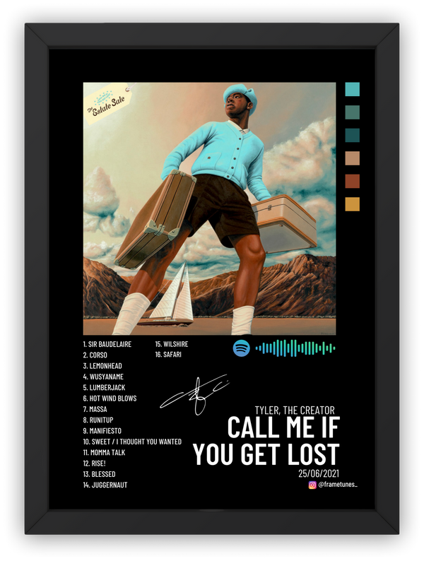 Cuadro Tyler, The Creator -  CALL ME IF YOU GET LOST
