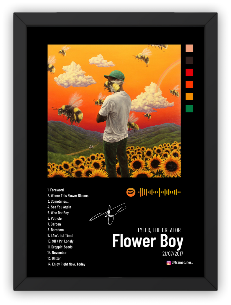 Cuadro Tyler, The Creator -  Flower Boy